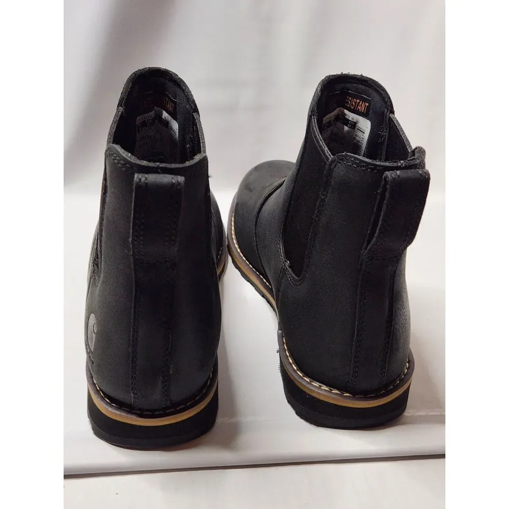 Carhartt Women’s Frontier Water Resistant Chelsea Boots Slip Resistant 9 Black